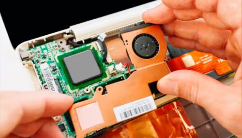 Shielding tape is applied between control panels and electronic modules to minimize electromagnetic interference (EMI) and ensure signal integrity.