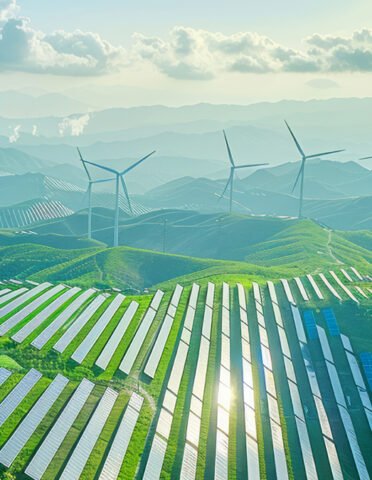 Biodegradable adhesive tape rolls produced in a clean, sustainable facility—where performance meets environmental responsibility.