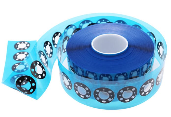 Mobile phone lens tape die cutting