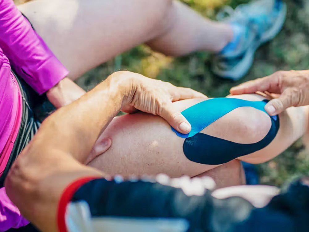 Double sided kinesiology tape