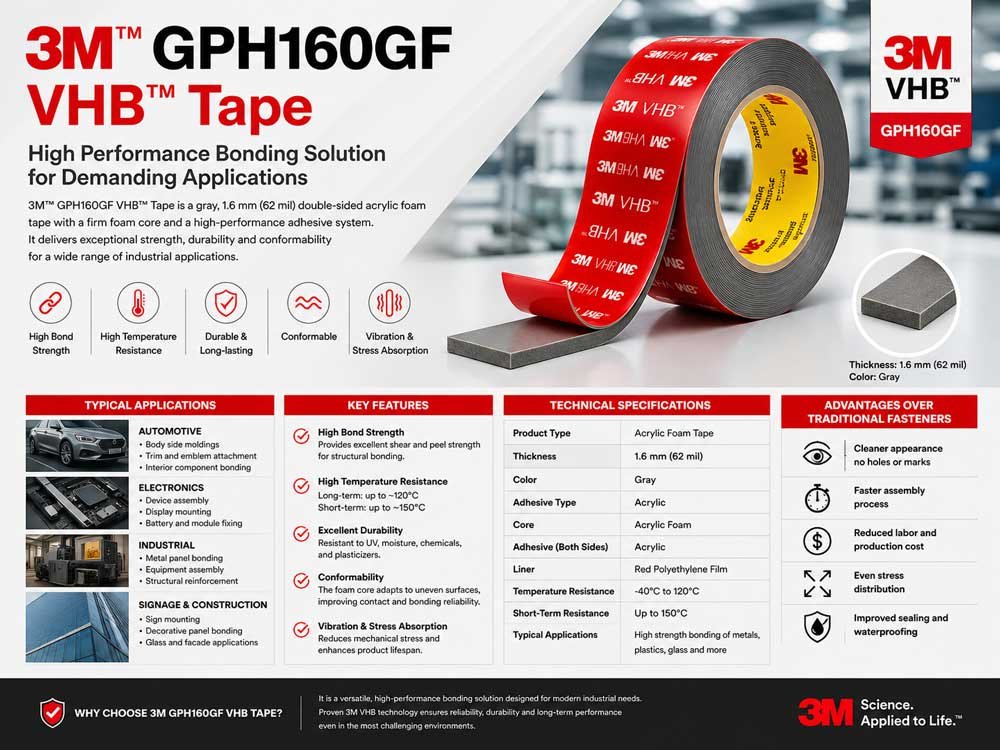 3M GPH160GF VHB Tape