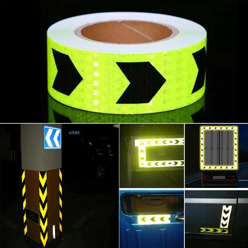 Black and Green Reflective Tape