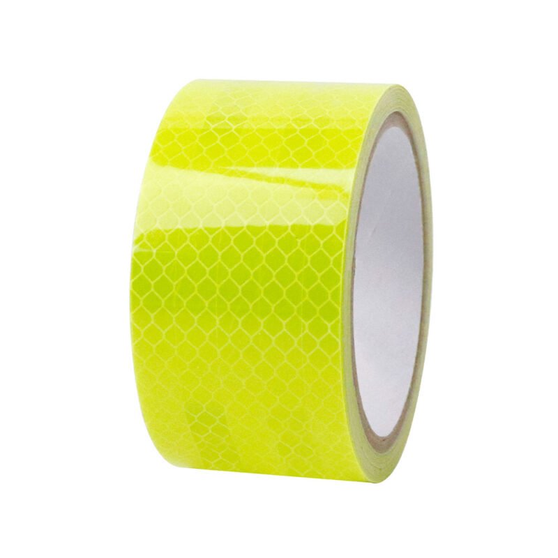 Yellow green reflective tape
