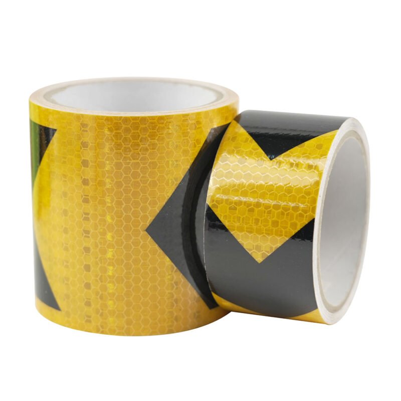 Black and Yellow Reflective Tape