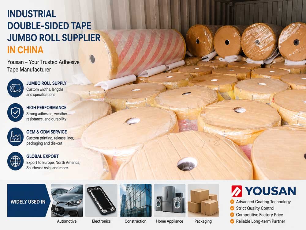industrial double-sided tape jumbo roll industrial double-sided tape jumbo roll
