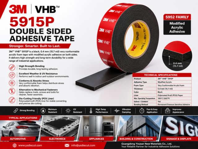 3M™ VHB™ 5915P Double Sided Adhesive Tape: Complete Technical Guide, Applications & Best Alternatives