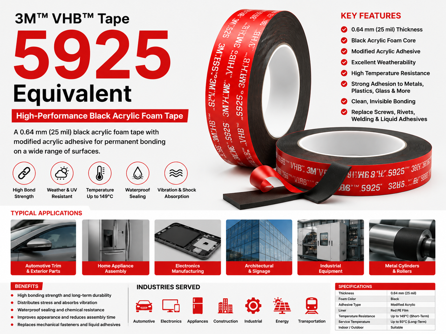 3M™ VHB™ Tape 5925