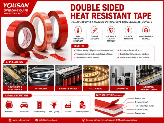 Double Sided Heat Resistant Tape: High-Temperature Bonding Solutions