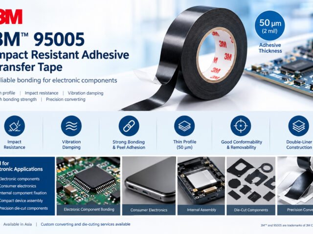 3M™ 95005 Tape: Reliable Adhesive Bonding for Electronic Components