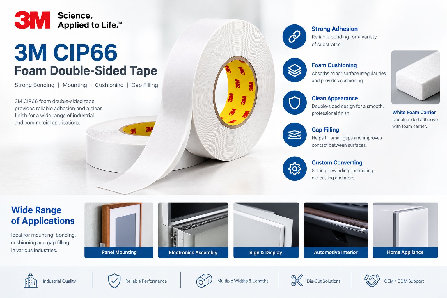 3M CIP66 foam tape 3M CIP66 foam tape