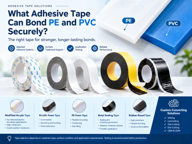 What Adhesive Tape Can Bond PE and PVC Securely? A Practical Guide to Choosing the Right Tape