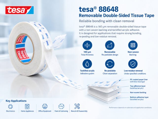 Tesa 88648 Removable Double-Sided Tape: A Potential Alternative to Nitto No.5000NS