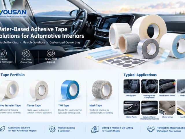 Water-Based Adhesive Tape Solutions for Automotive Interiors